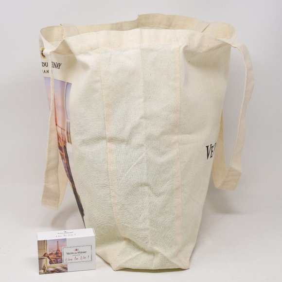 Veuve Du Vernay Tote Bag and Soap French Dessert Wine Vive La Vie Swag France - Picture 3 of 14